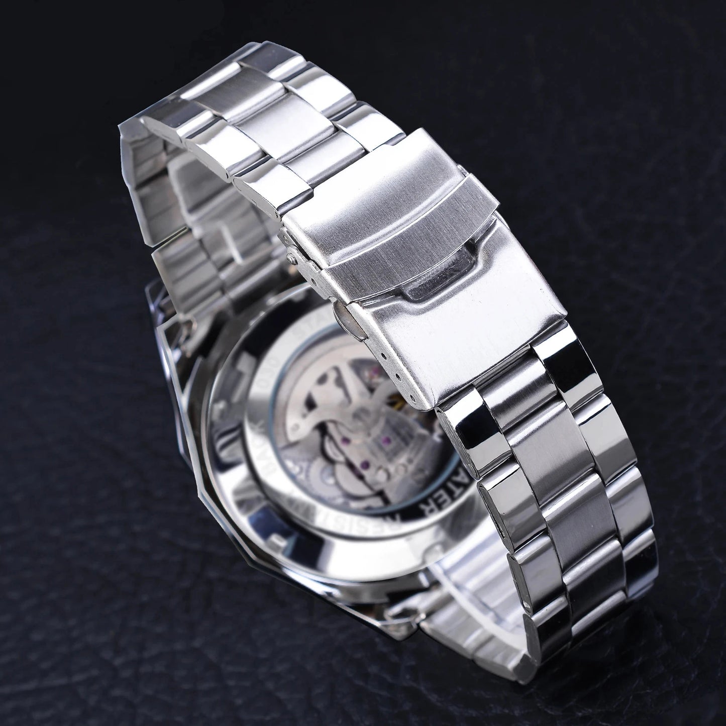 Montre mécaniques transparentes pour hommes - 014- My Kenzi