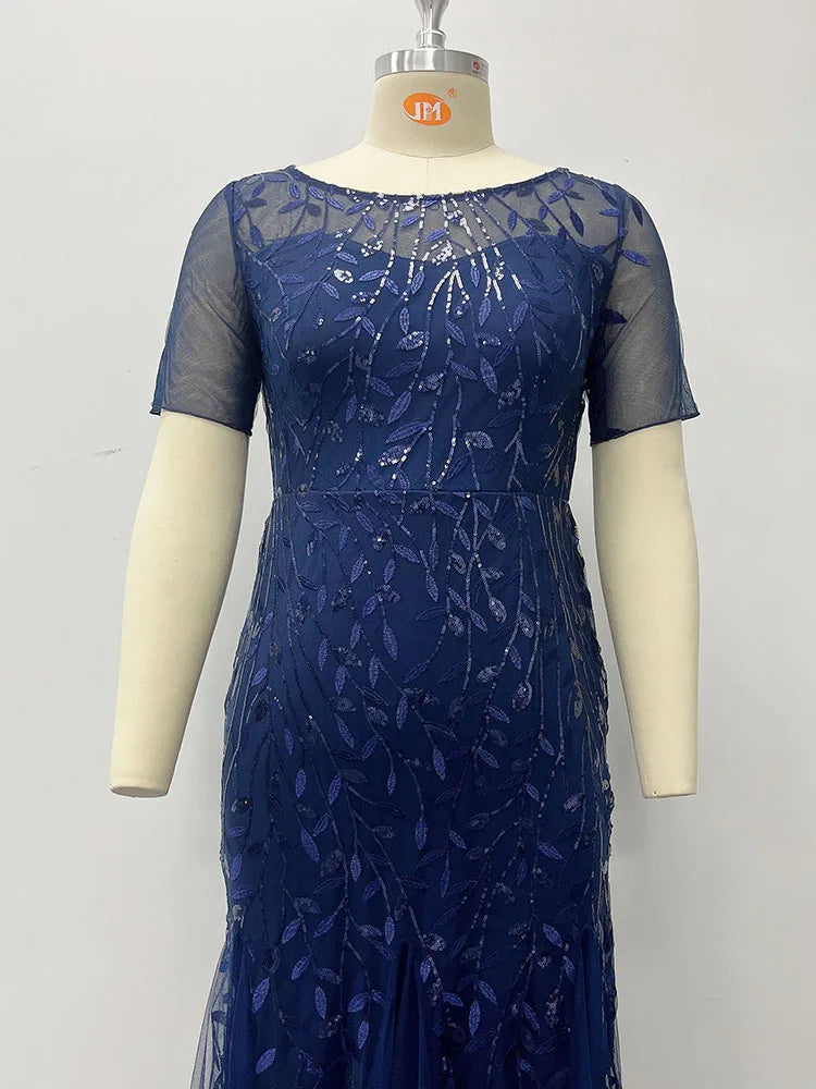 Robe de cérémonie grande taille- ALYSSE -